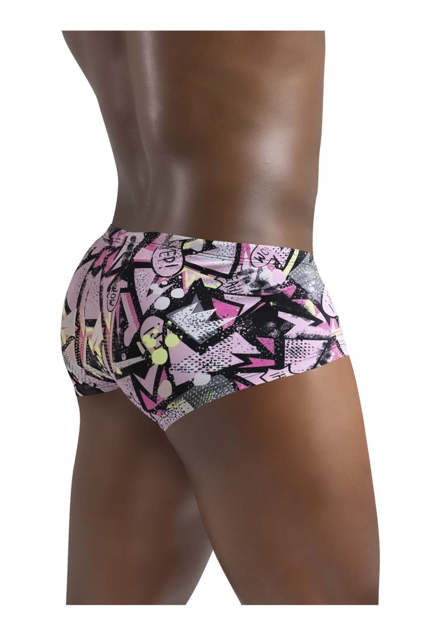 ErgoWear EW1418 FEEL SW Swim Trunks Pink-Black