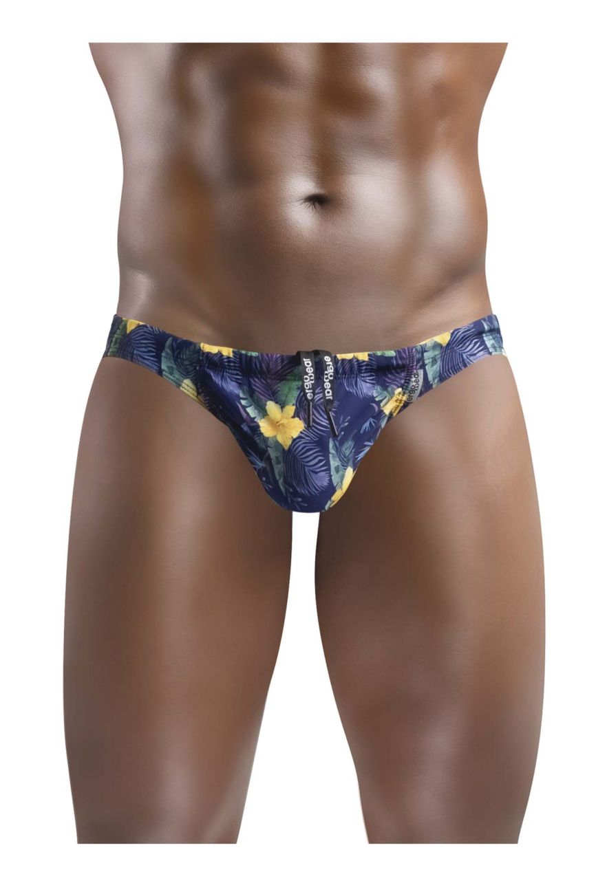 ErgoWear EW1419 FEEL SW Swim Briefs Blue-Yellow