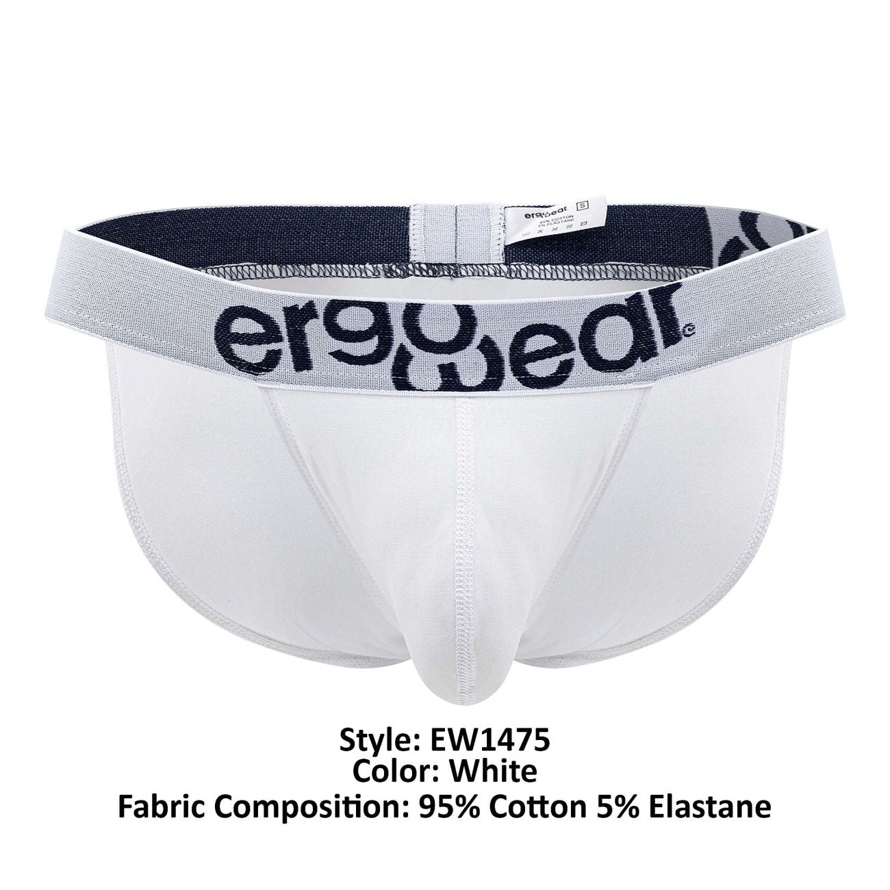 ErgoWear EW1475 MAX COTTON Bikini White
