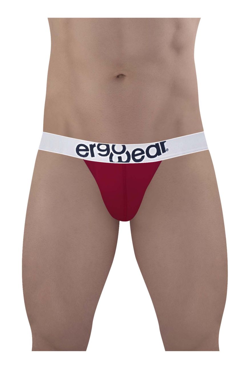 ErgoWear EW1478 MAX COTTON Thongs Garnet