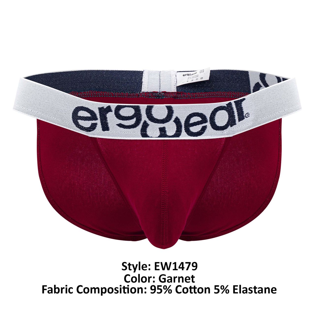 ErgoWear EW1479 MAX COTTON Bikini Garnet