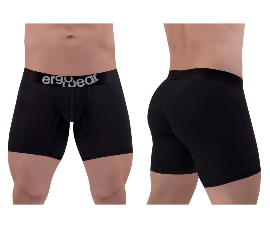 ErgoWear EW1485 MAX COTTON Boxer Briefs Black