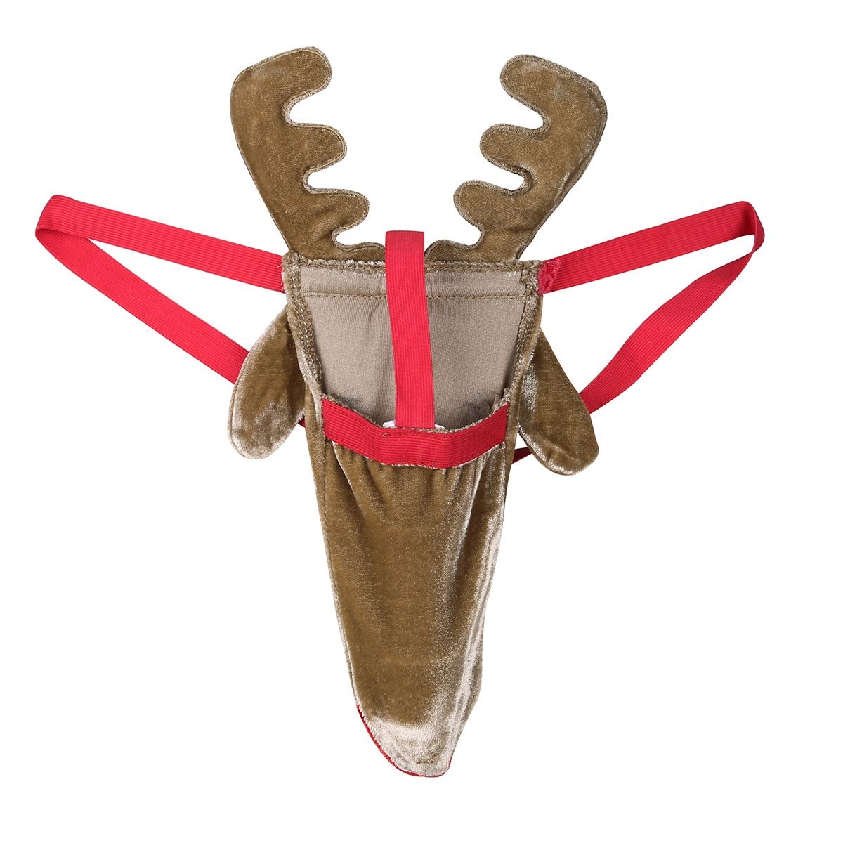 XMAS  GIFT - Mens Male Fun Lingerie Christmas Reindeer Pouch G string