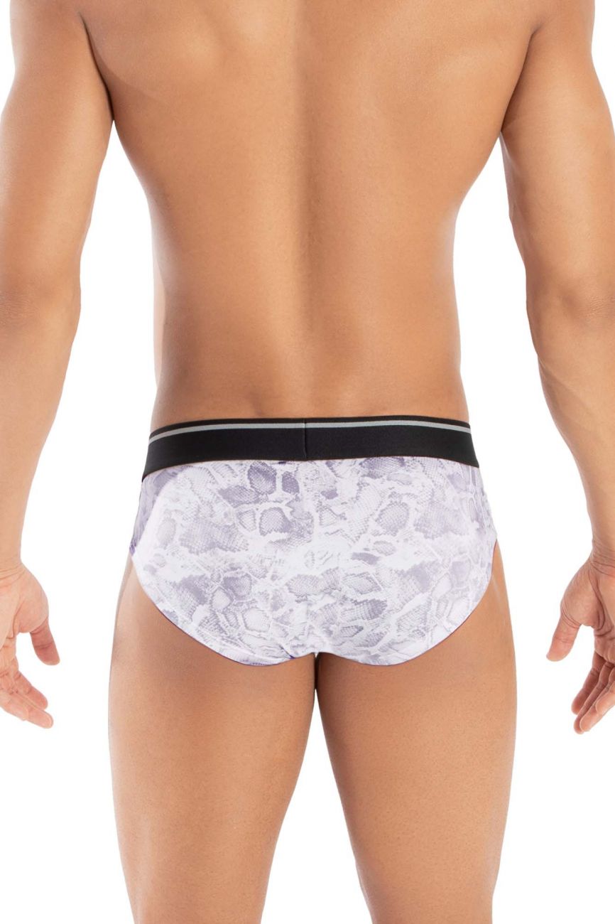 HAWAI 41945T Animal Print Hip Briefs Amethyst