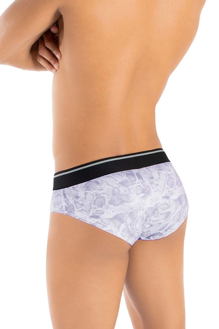 HAWAI 41945T Animal Print Hip Briefs Amethyst