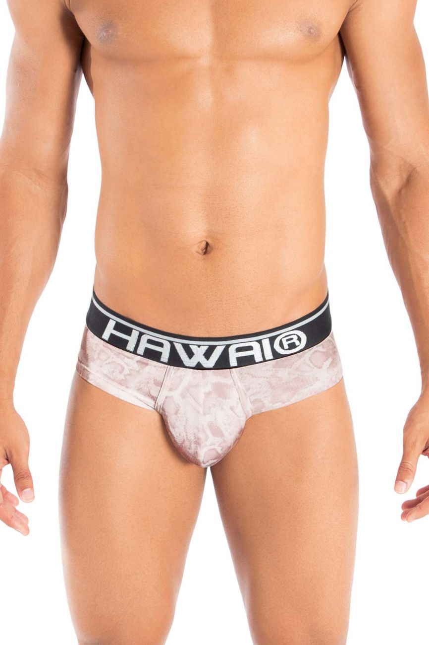 HAWAI 41945T Animal Print Hip Briefs Pink