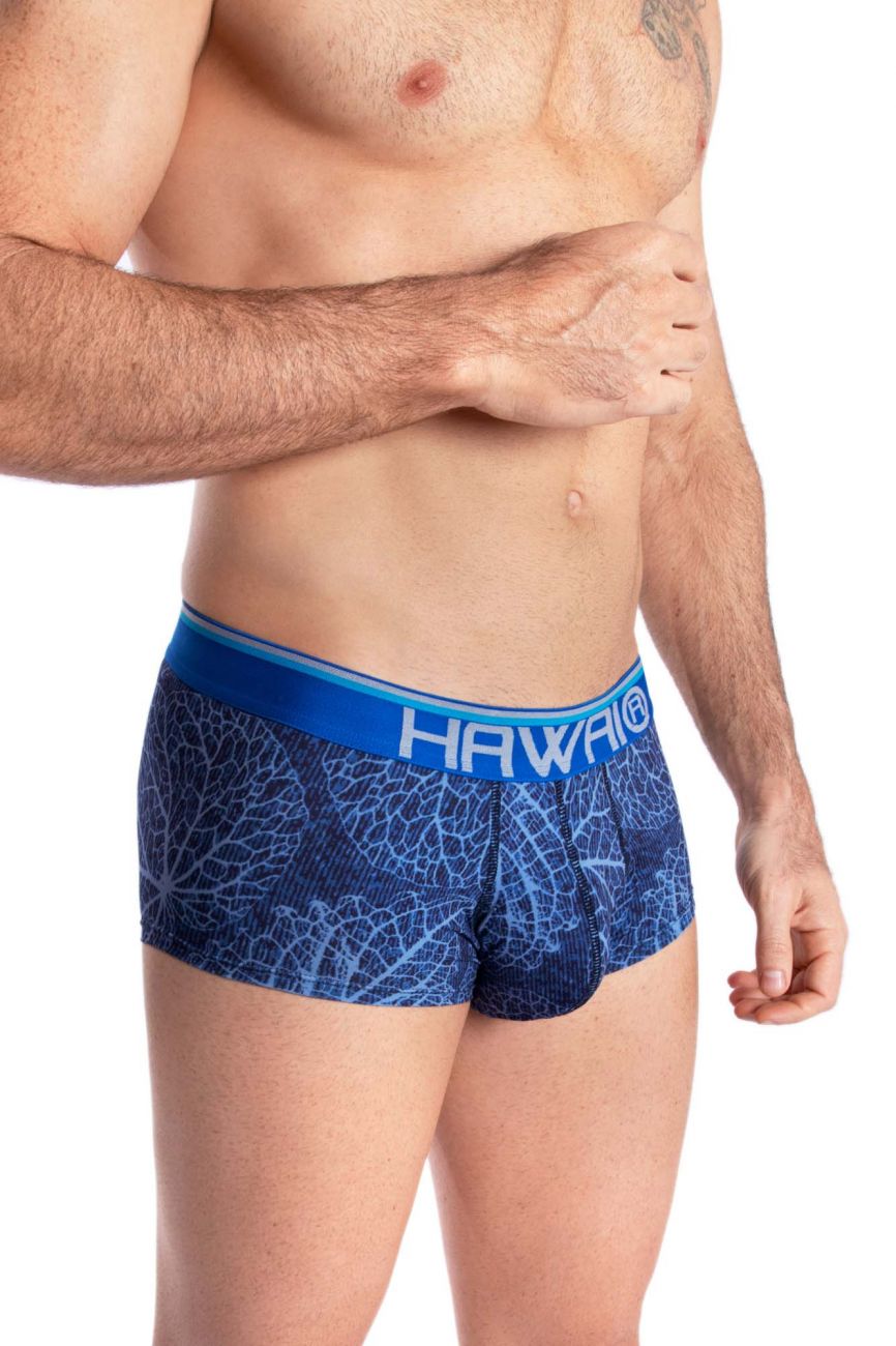 HAWAI 42134 Printed Mini Trunks Royal Blue