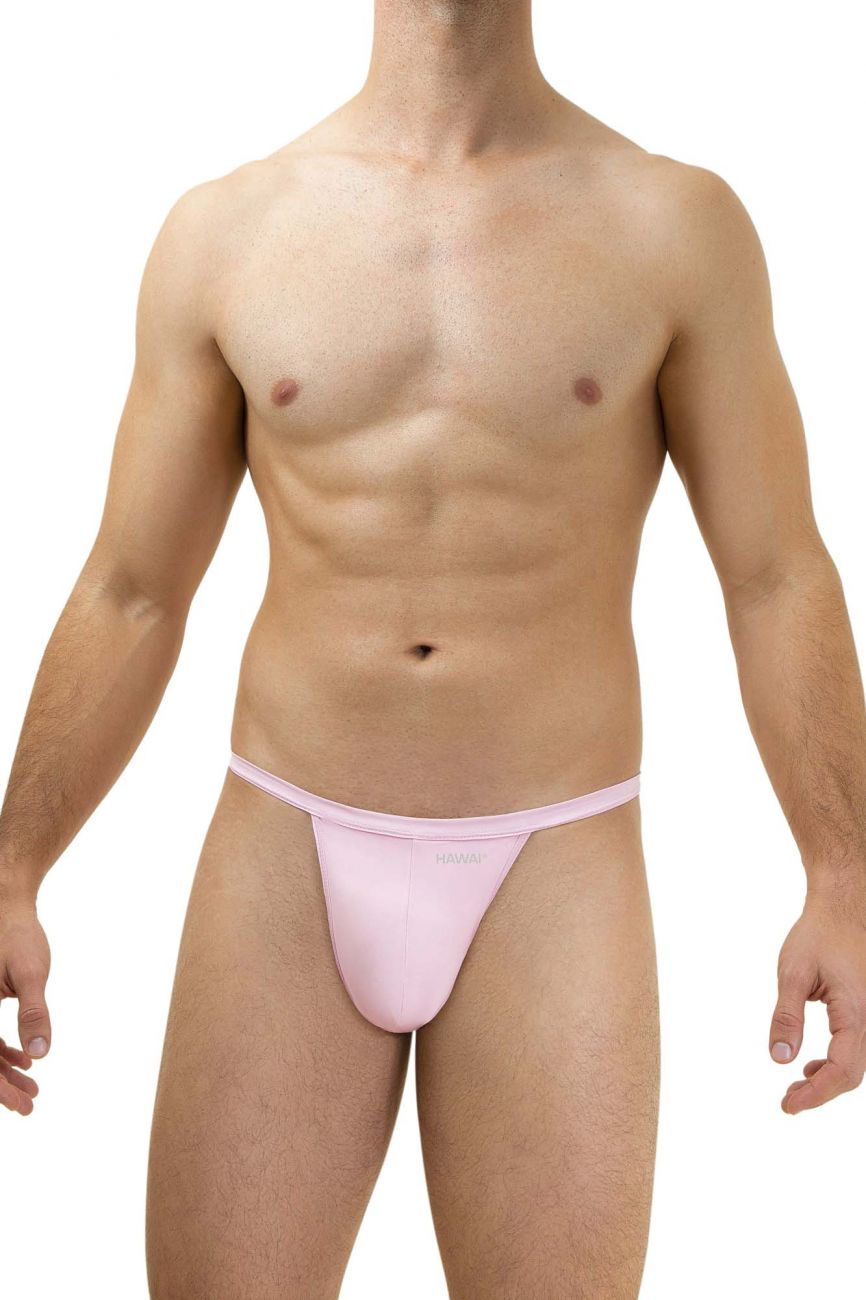 HAWAI 42140 Solid Mens G-String Pink