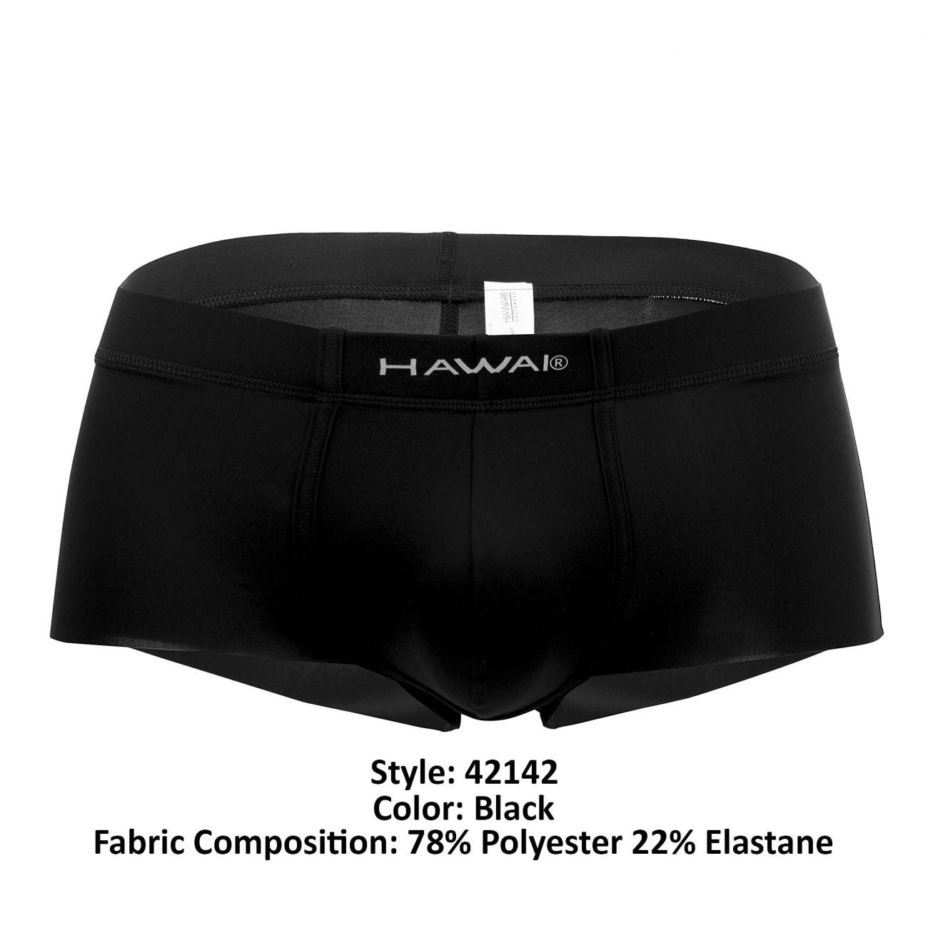 HAWAI 42142 Solid Mini Trunks Black