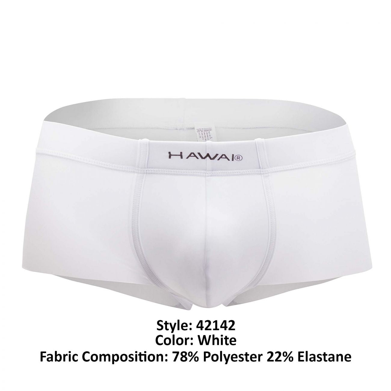 HAWAI 42142 Solid Mini Trunks White