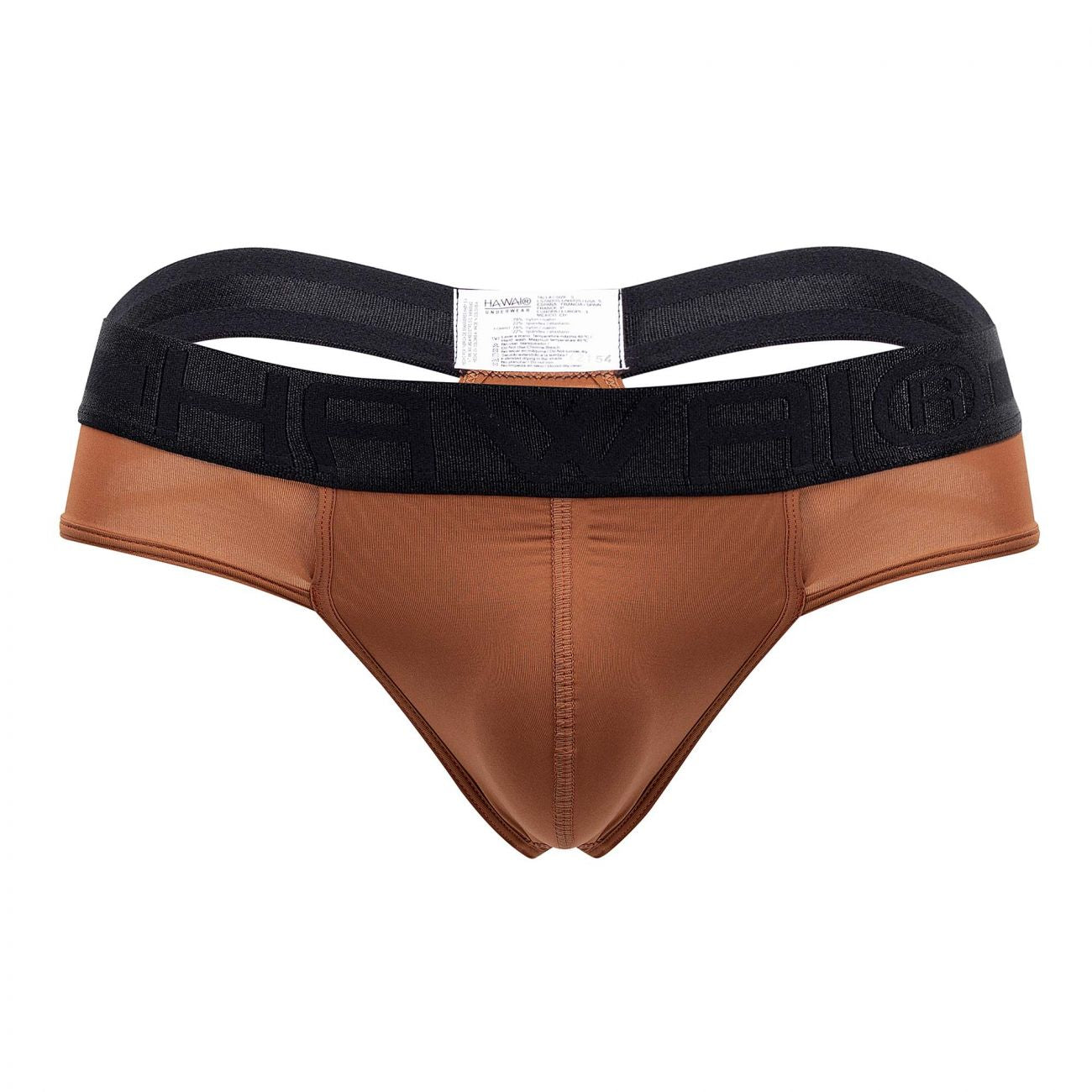 HAWAI 42154 Solid Strappy Thongs Amber