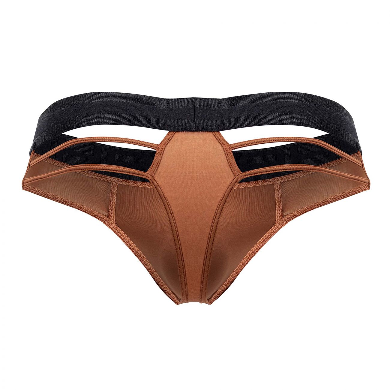 HAWAI 42154 Solid Strappy Thongs Amber
