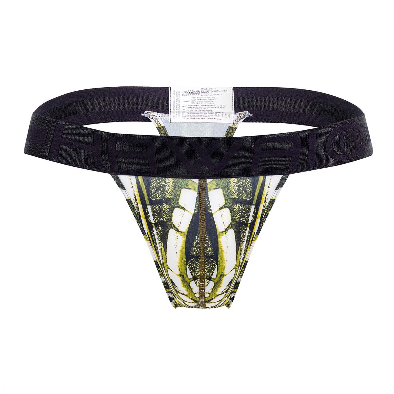 HAWAI 42164 Printed Microfiber Thongs Military Green