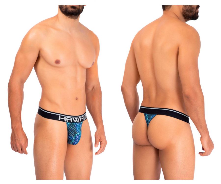 HAWAI 42165 Printed Thongs Royal Blue