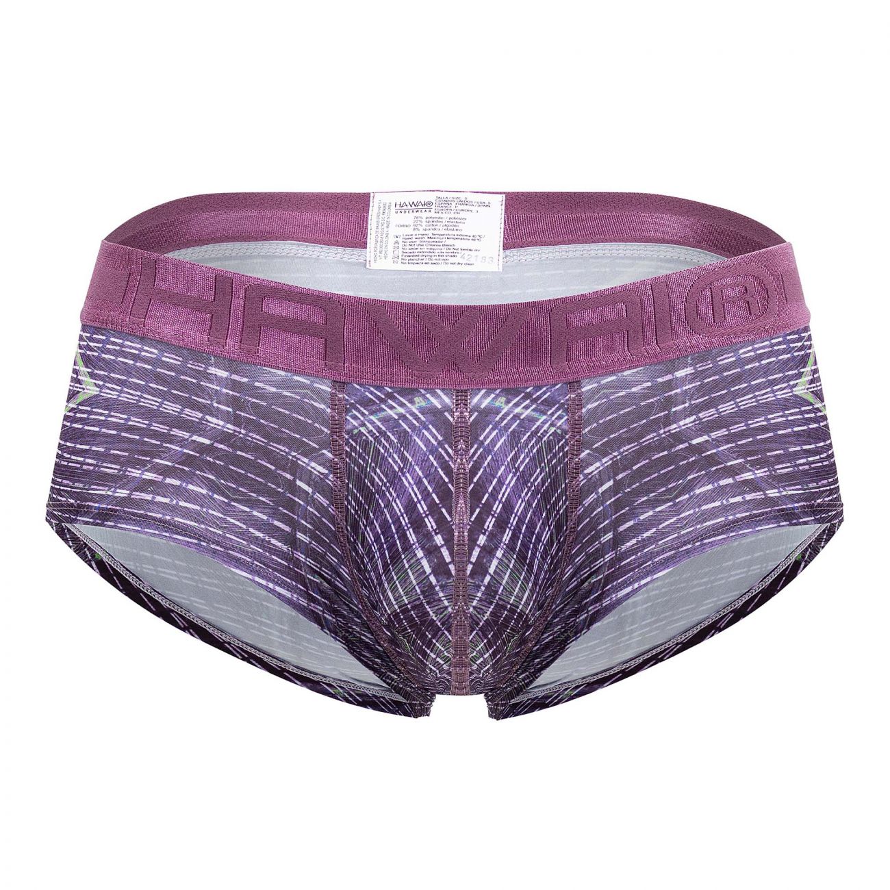 HAWAI 42183 Printed Microfiber Briefs Taupe