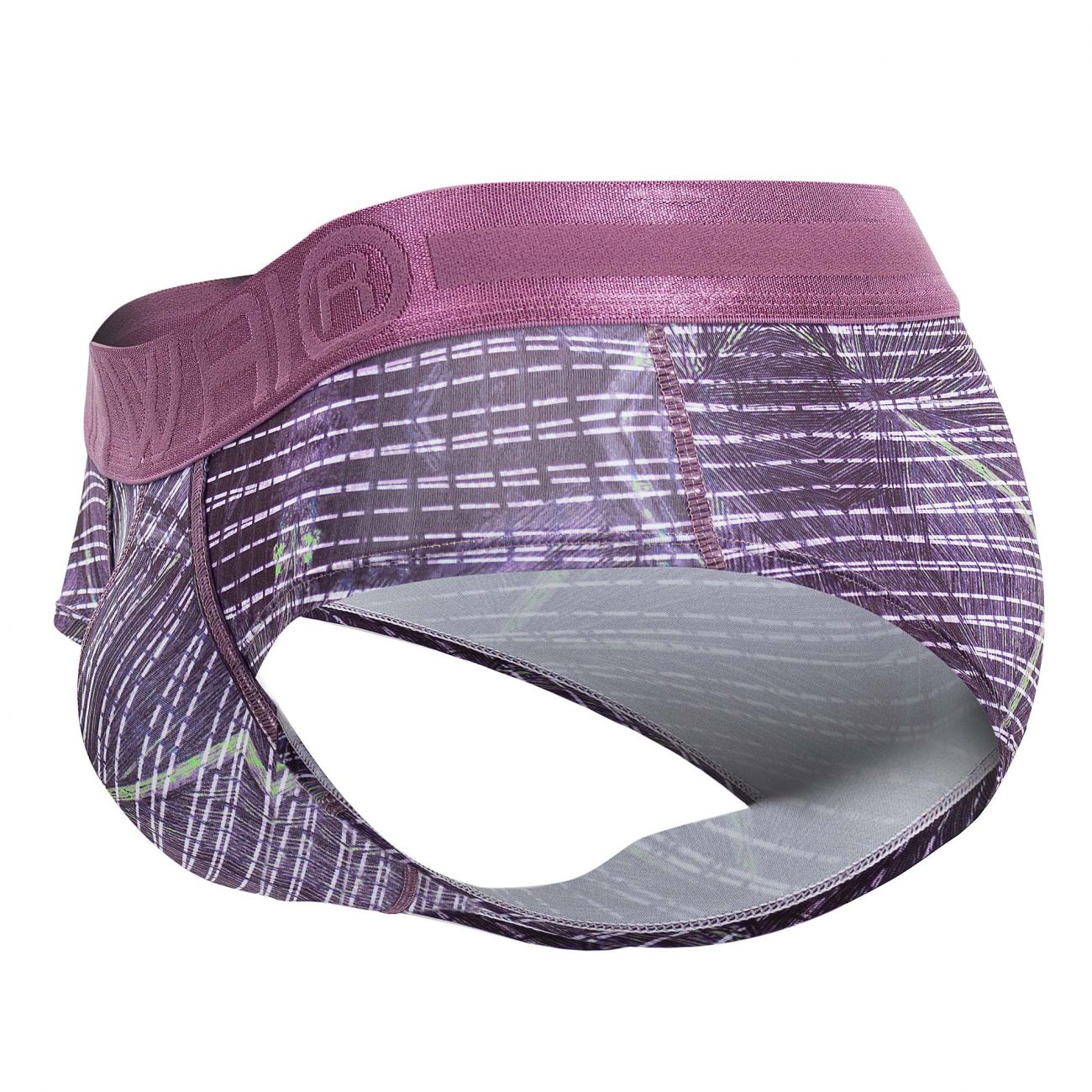 HAWAI 42193 Printed Microfiber Hip Briefs Taupe