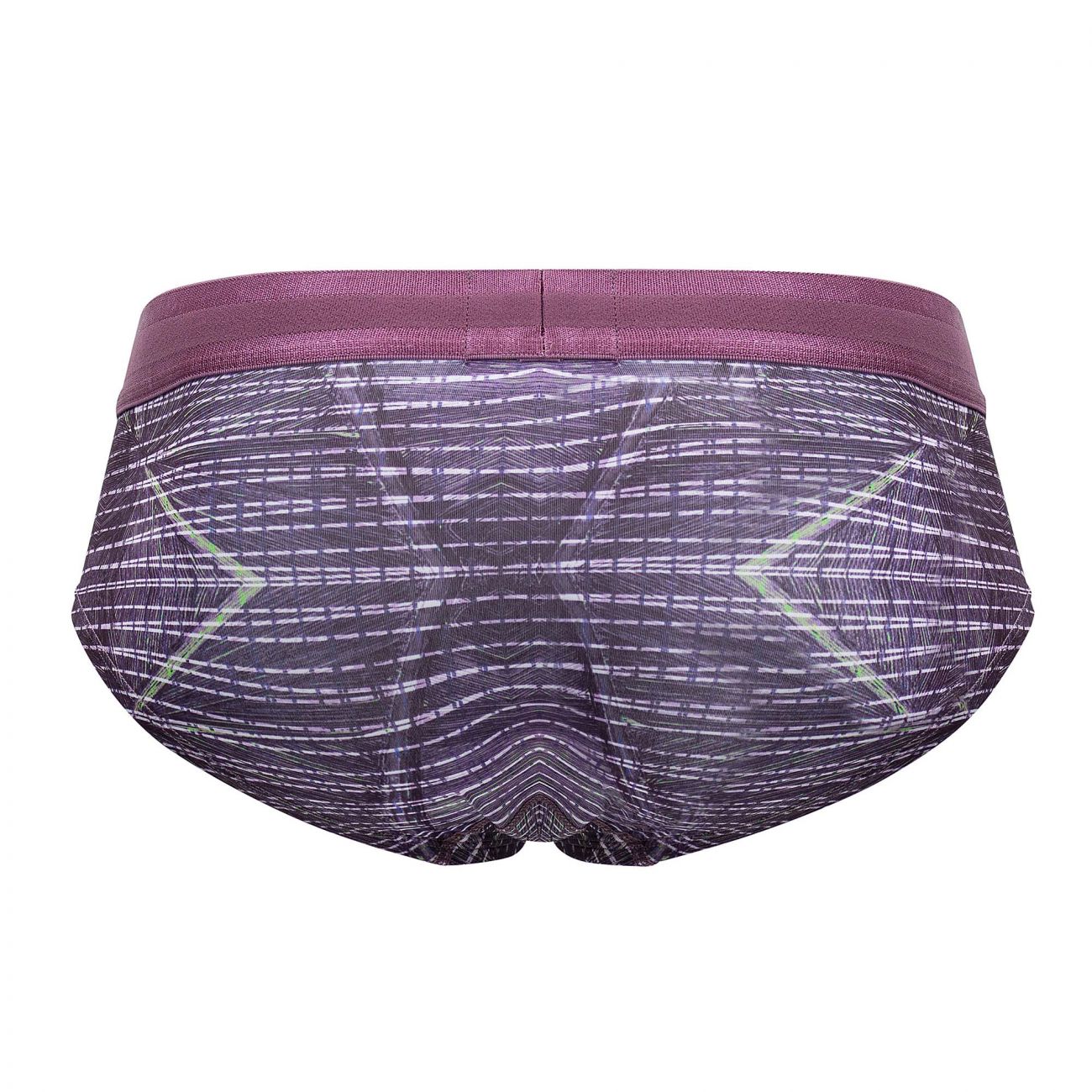 HAWAI 42193 Printed Microfiber Hip Briefs Taupe