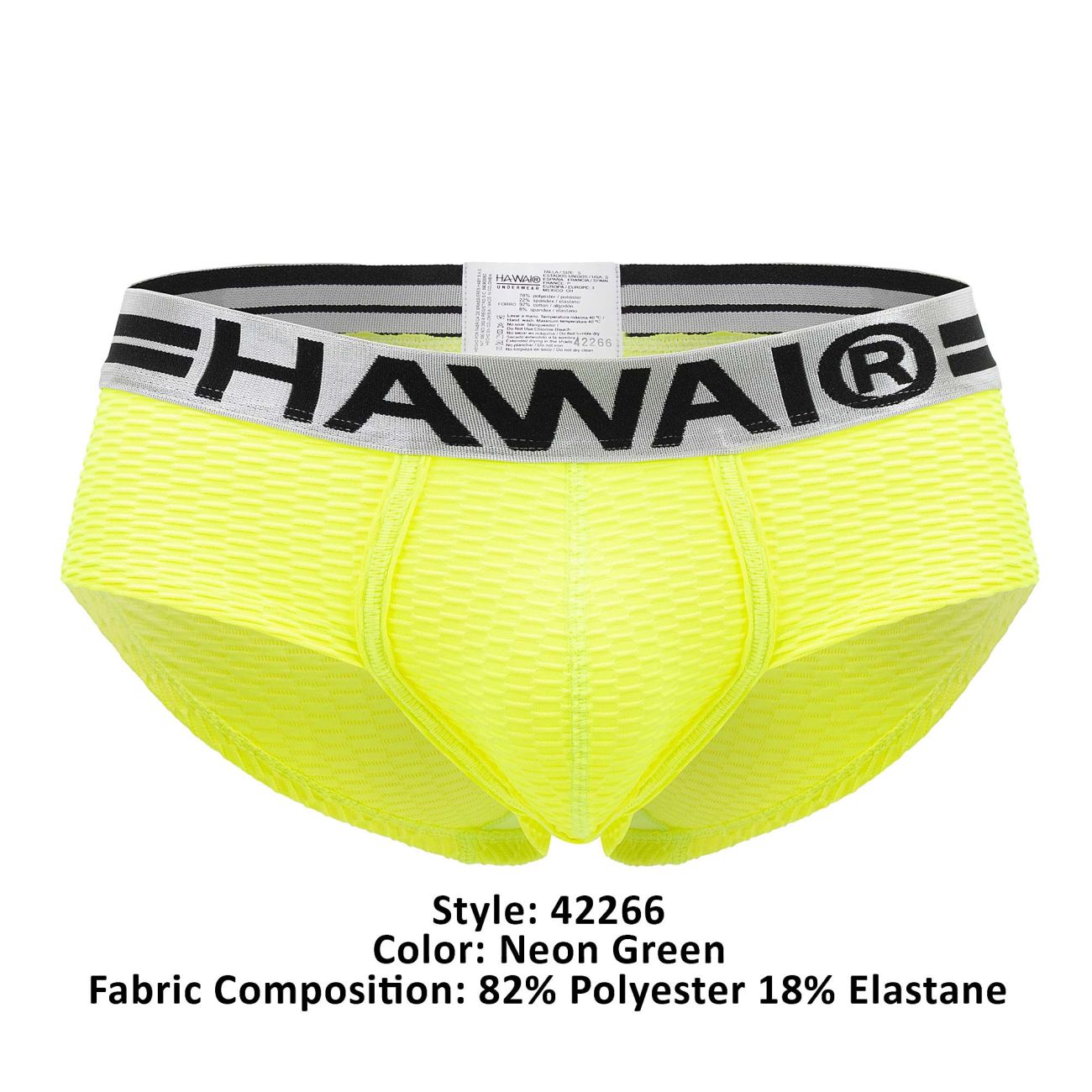 HAWAI 42266  Microfiber Briefs Neon Green