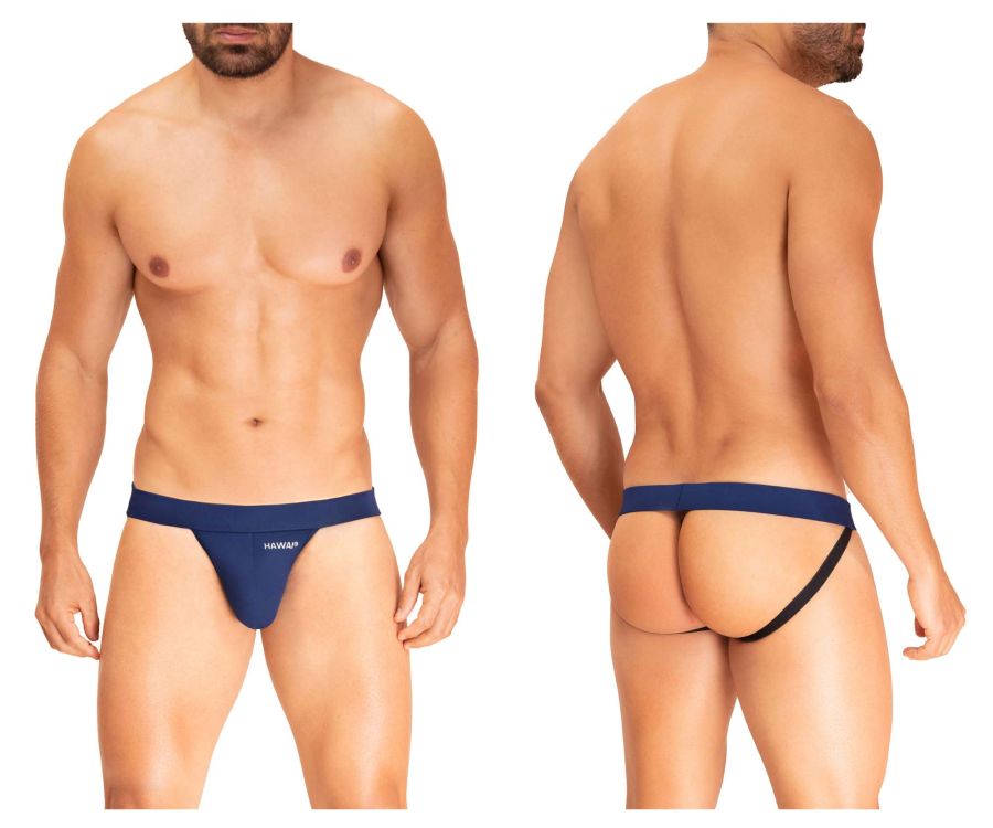 HAWAI 42296 Microfiber Jockstrap Dark Blue