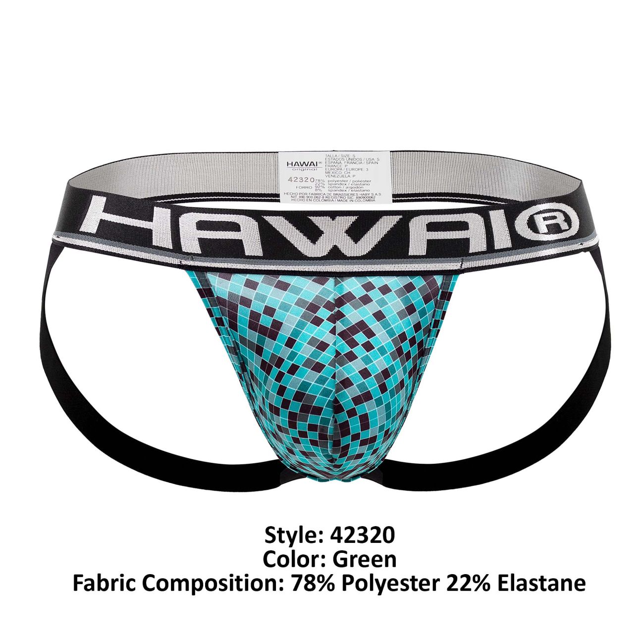 HAWAI 42320 Microfiber Jockstrap Green