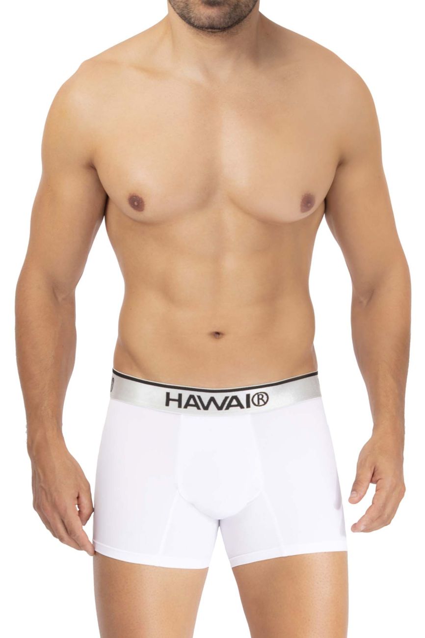 HAWAI 42326 Microfiber Boxer Briefs White