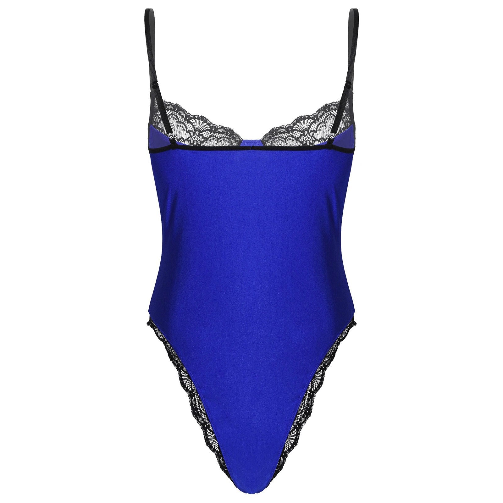JCSTK - Mens Femme IF-43322316 One Piece Bodysuit with Wireless Top Royal Blue