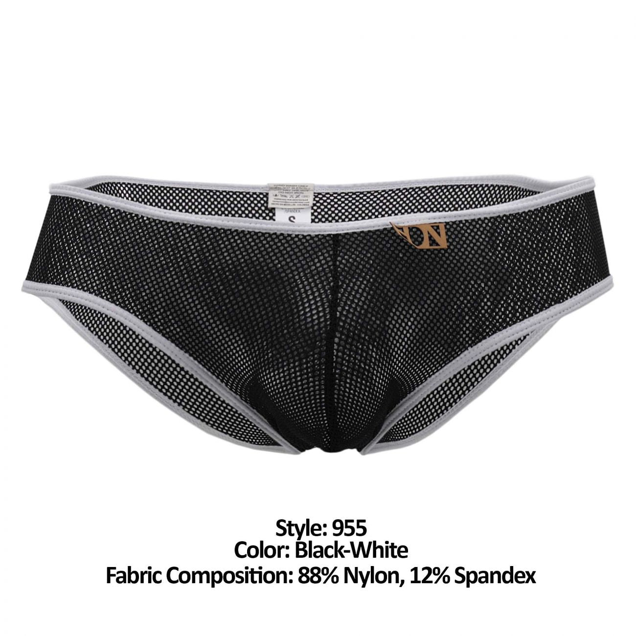 Hidden 955 Mesh Briefs Black/White