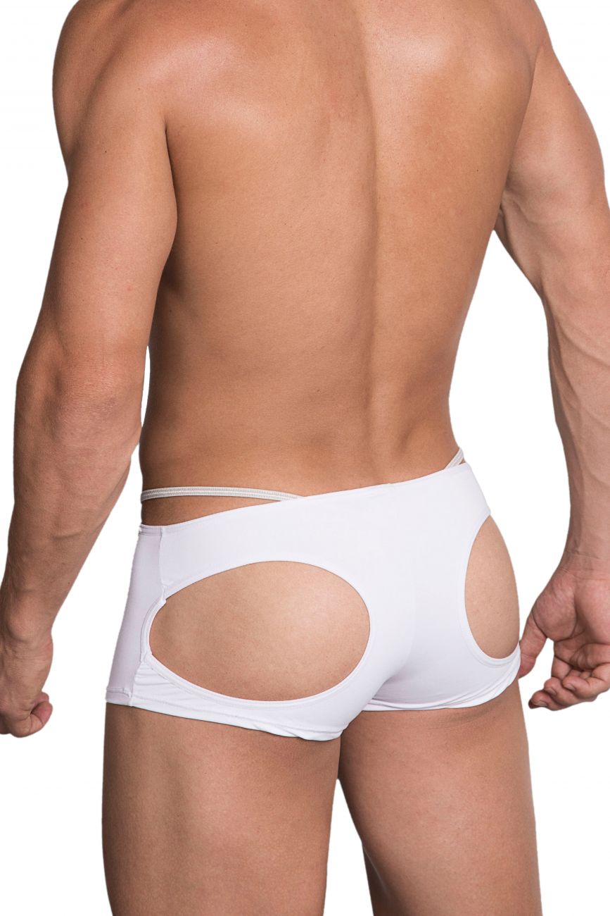 Hidden 957 Open Butt Trunk White
