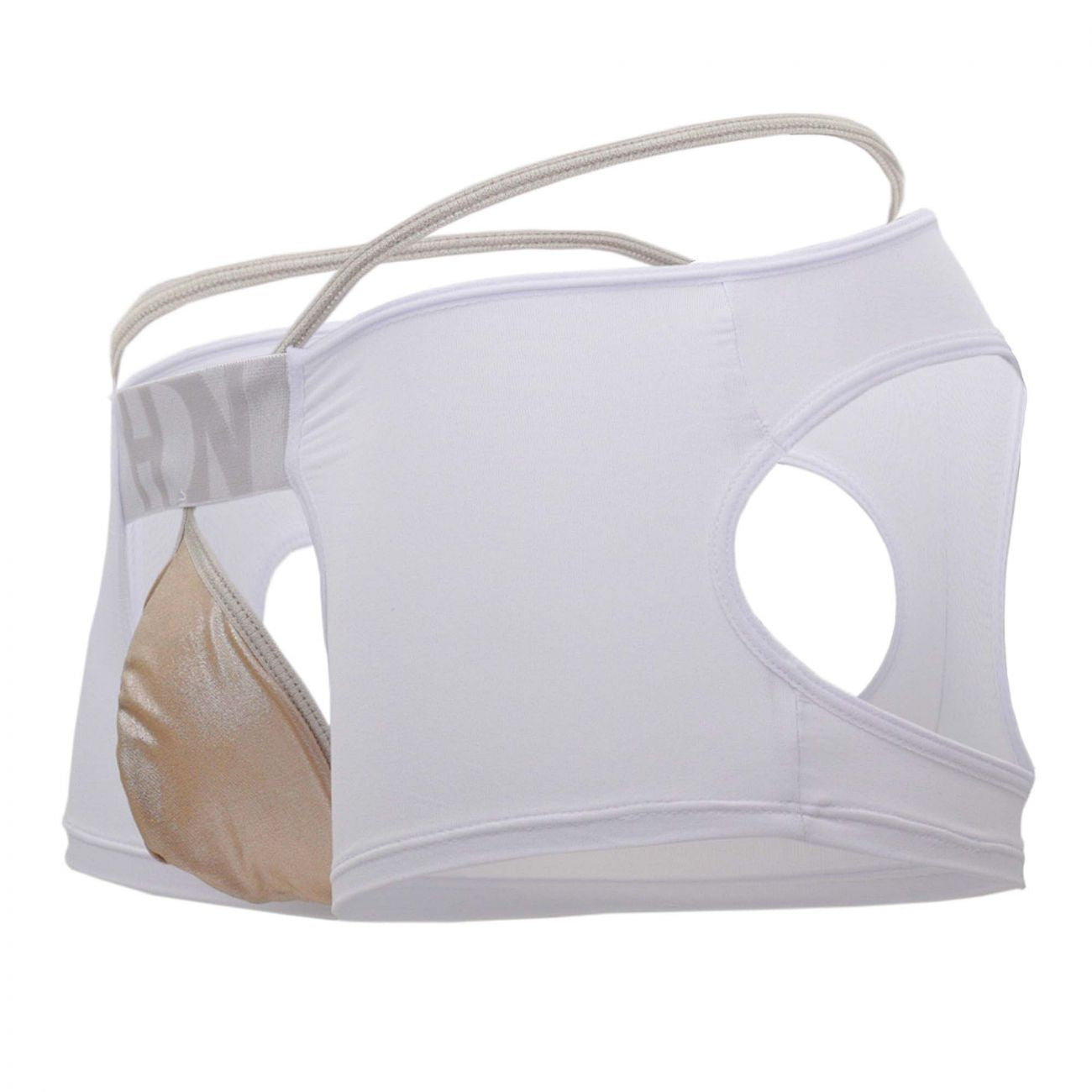 Hidden 957 Open Butt Trunk White