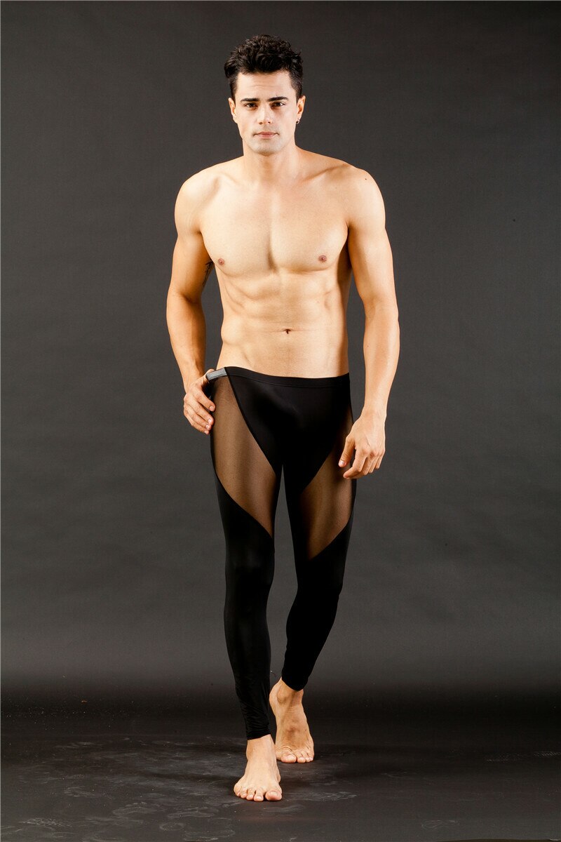 Mens Leggings Black