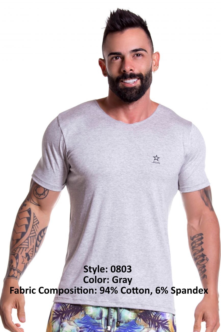 JOR 0803 Bassic T-Shirt Gray