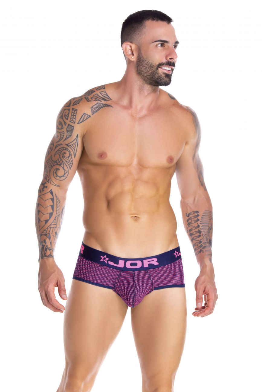 JOR 0818 Neon Briefs Blue & Pink