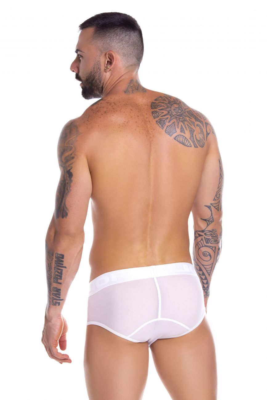 JOR 0883 Mesh Briefs White