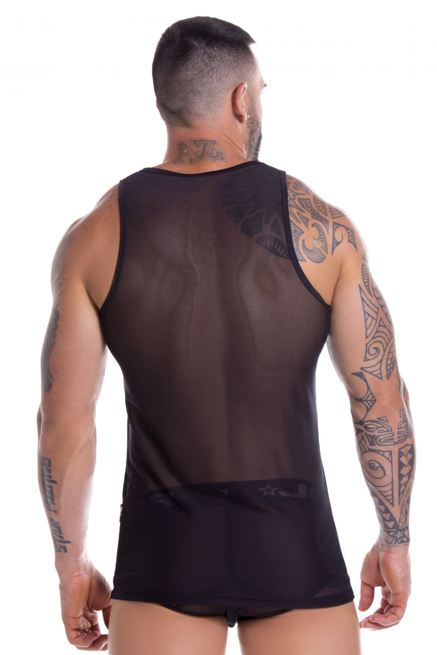 JOR 0886 Mesh Tank Top Black