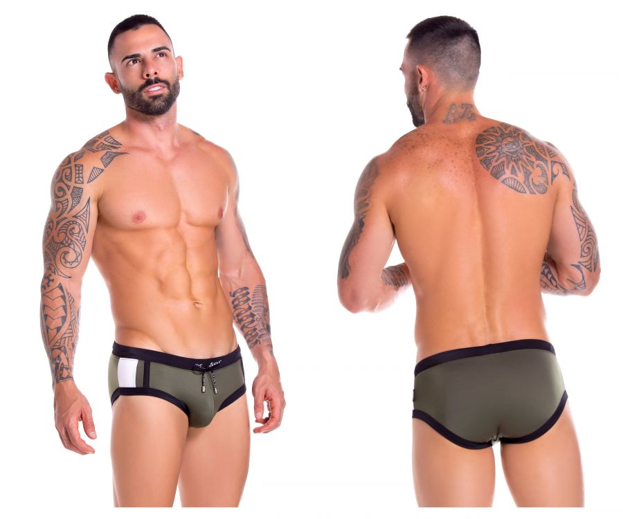 JOR 0891 Tokio Swim Briefs Green