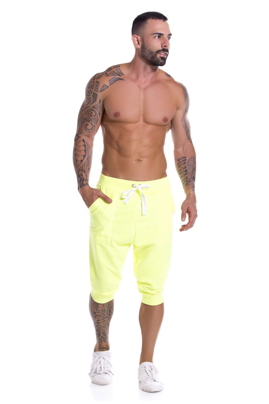 JOR 0931 Neon Athletic Pants Yellow