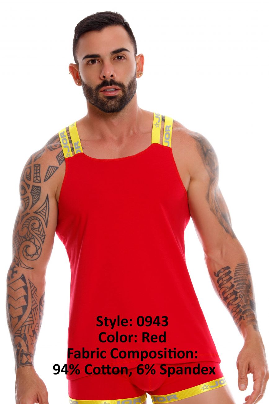 JOR 0943 Power Tank Top Red