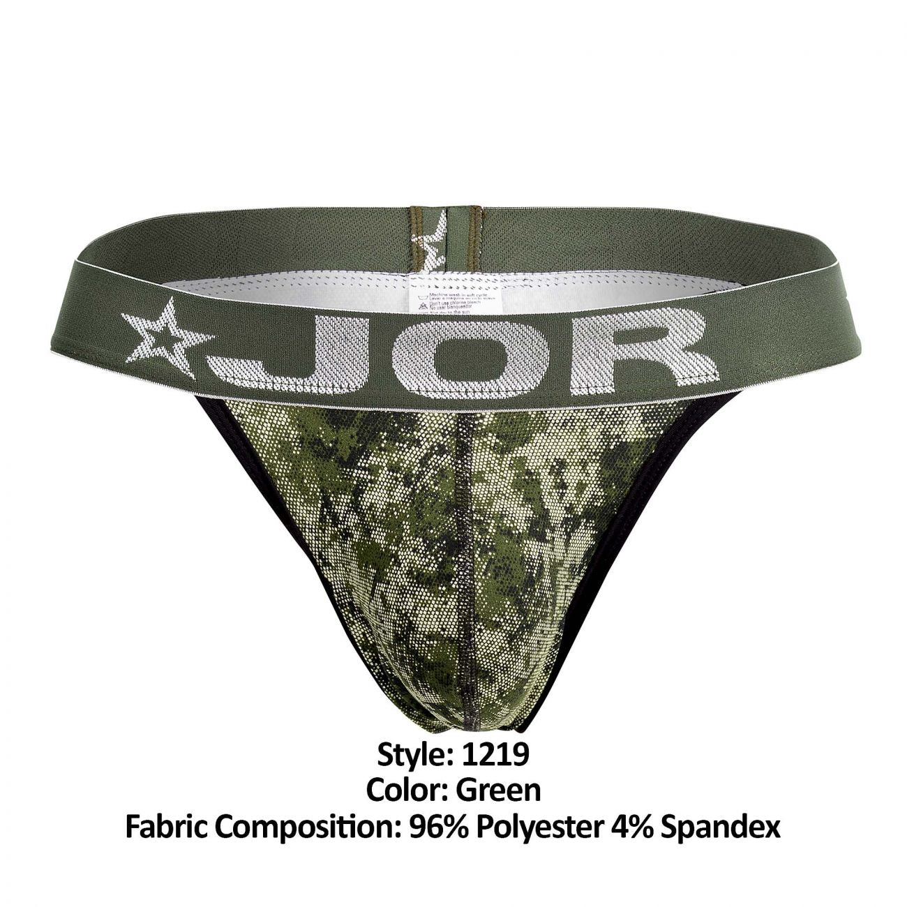 JOR 1219 Army Thongs Green