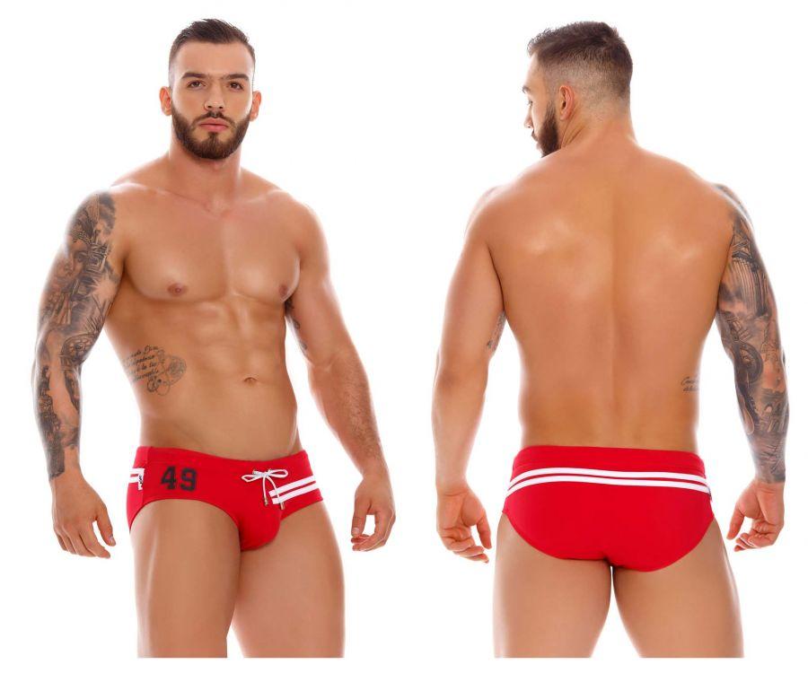 JOR 1269 Rangers Swim Briefs Red