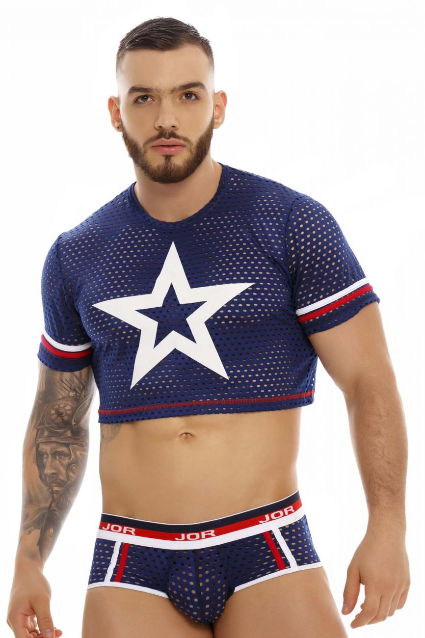 JOR 1356 Squba Crop Top Blue