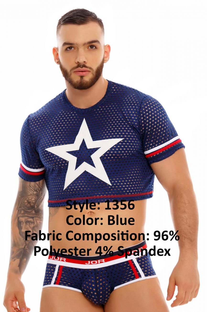 JOR 1356 Squba Crop Top Blue