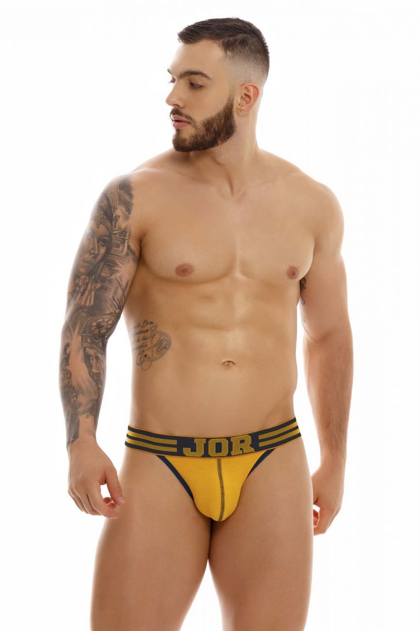 JOR 1372 College Jockstrap Mustard