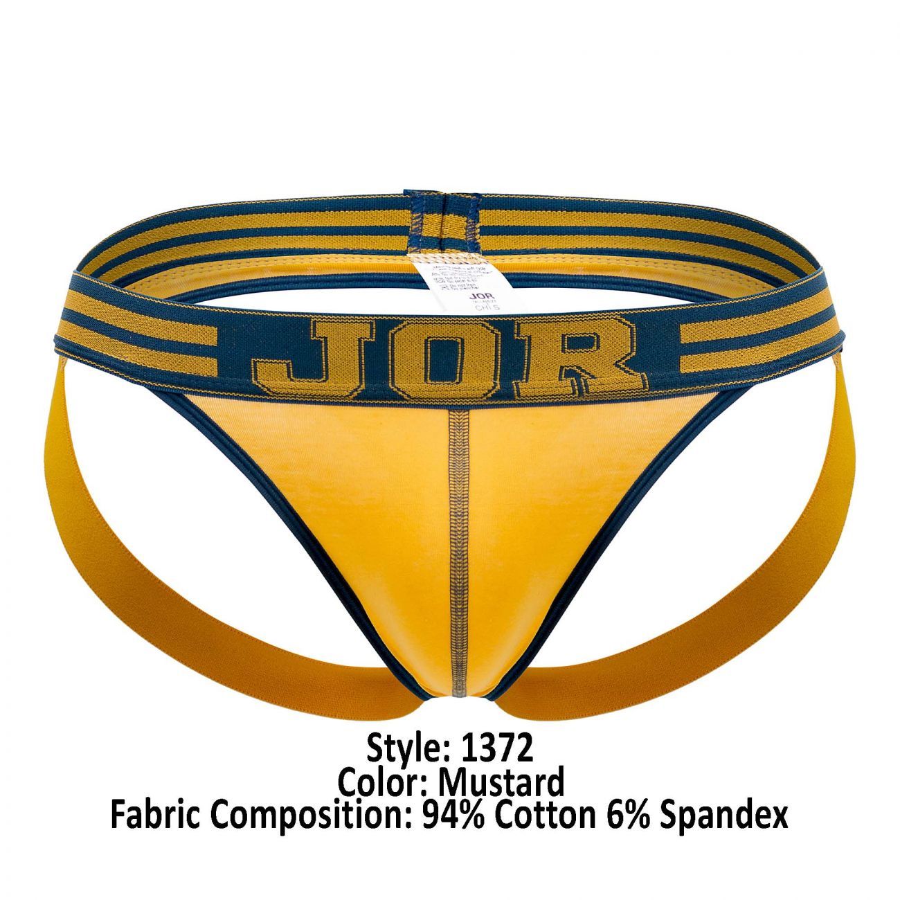 JOR 1372 College Jockstrap Mustard