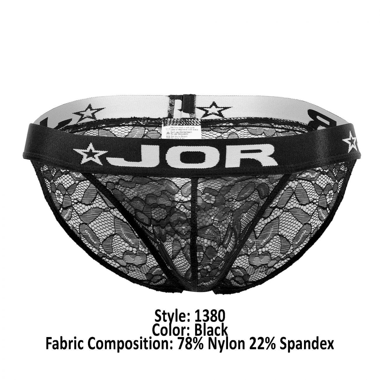 JOR 1380 Romance Lace Bikini Black