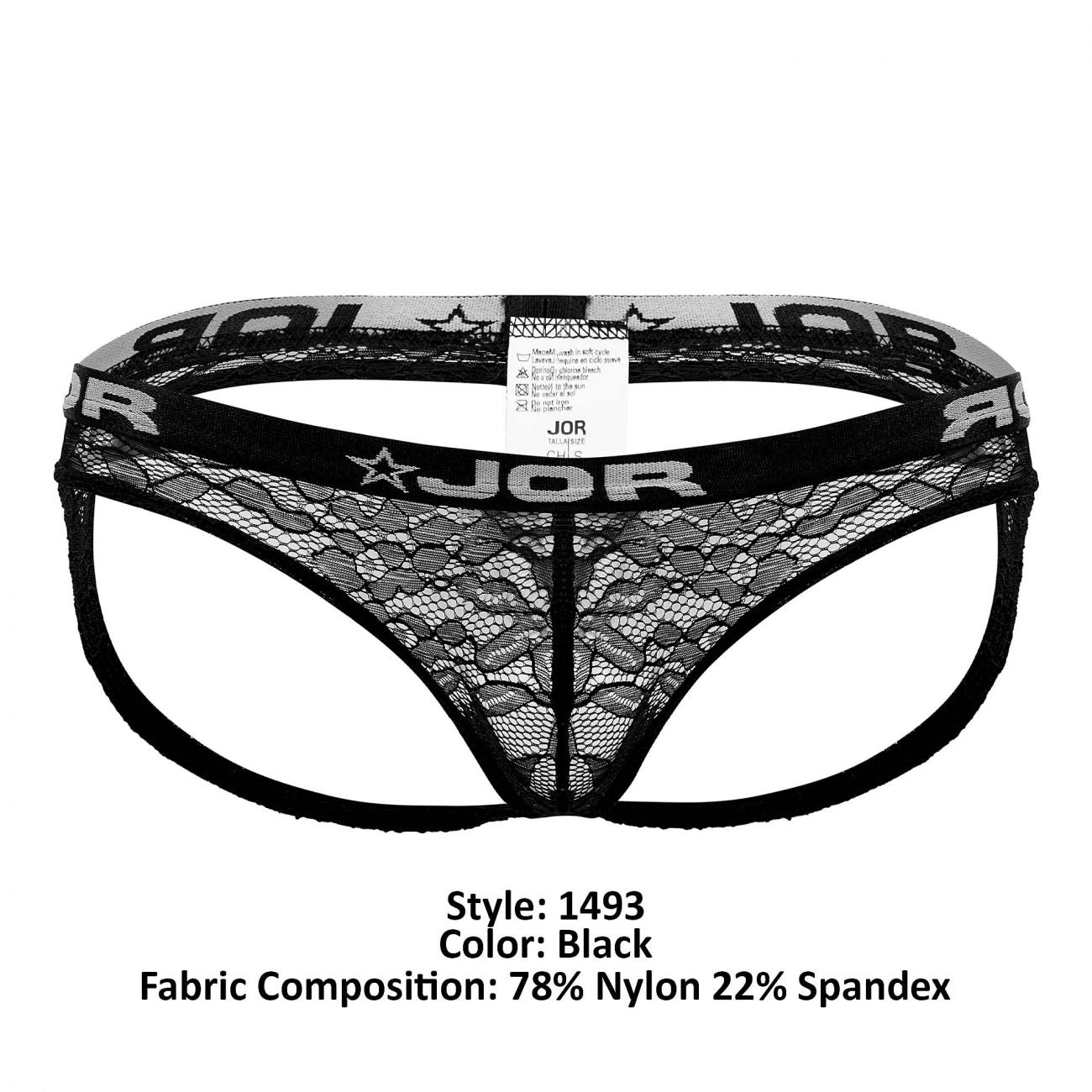 JOR 1493 Lover Jockstrap Black
