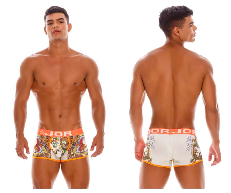 JOR 1524 Fenix Trunks Orange Printed