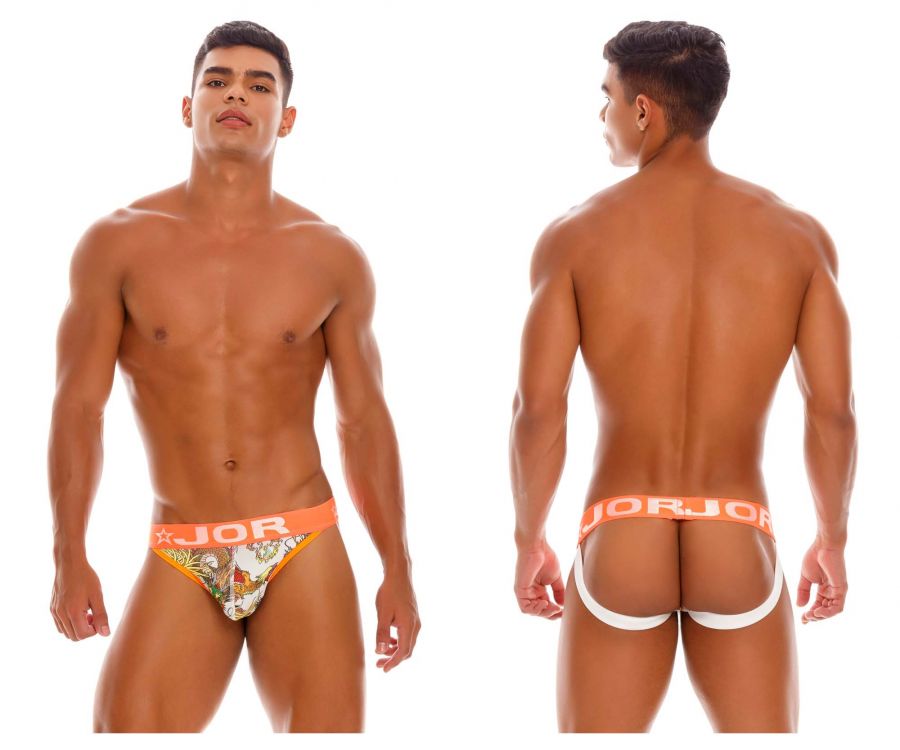 JOR 1527 Fenix Jockstrap Orange Printed