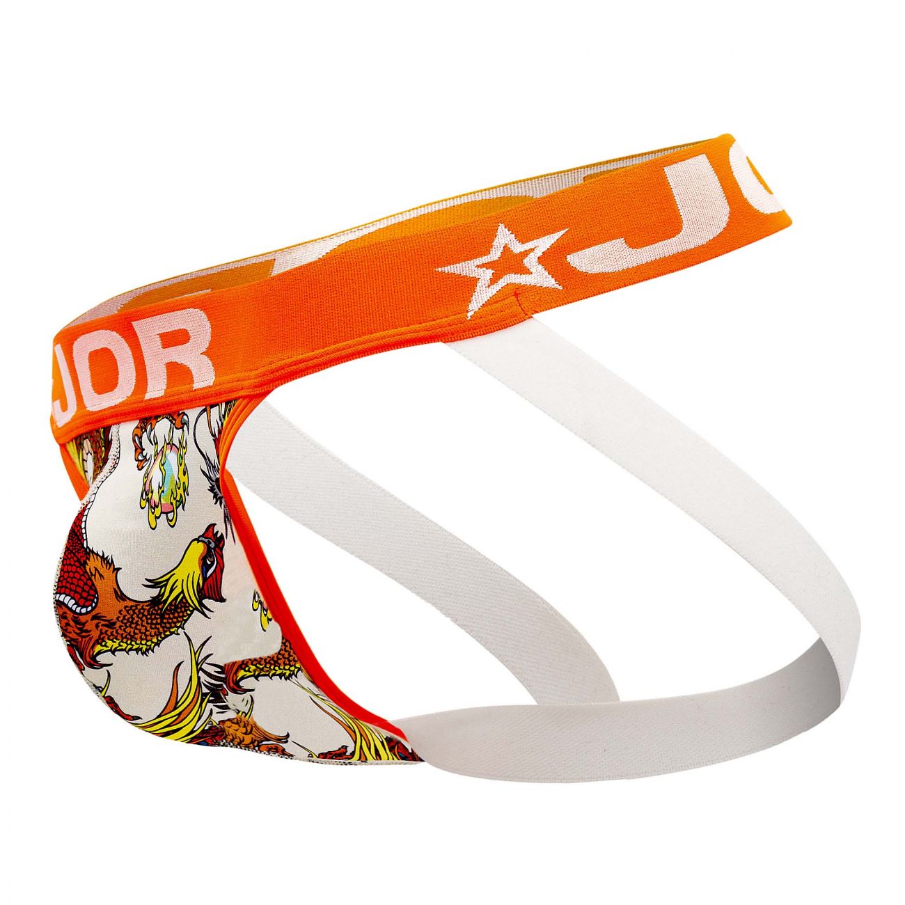 JOR 1527 Fenix Jockstrap Orange Printed