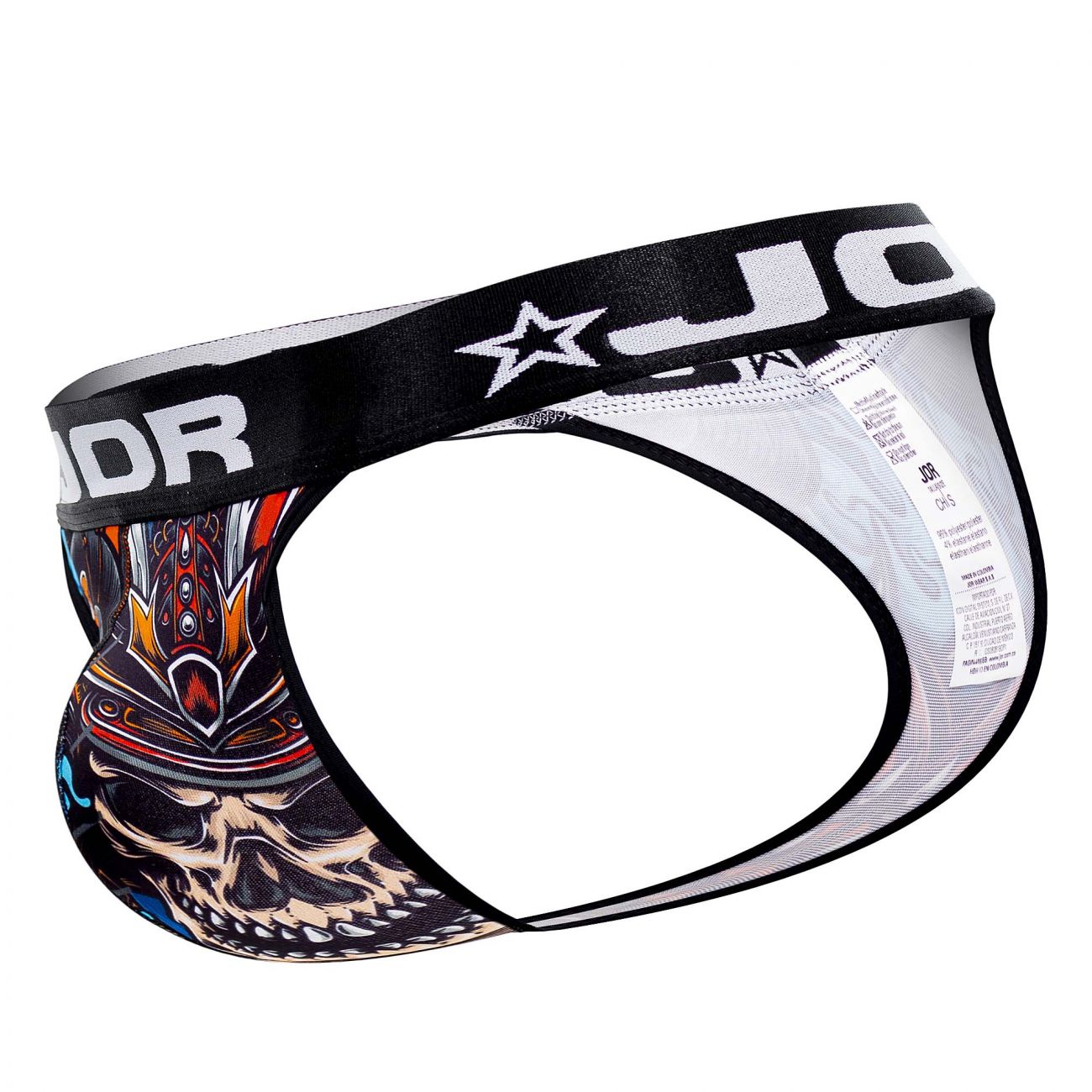 JOR 1531 Geisha Thongs Black Printed