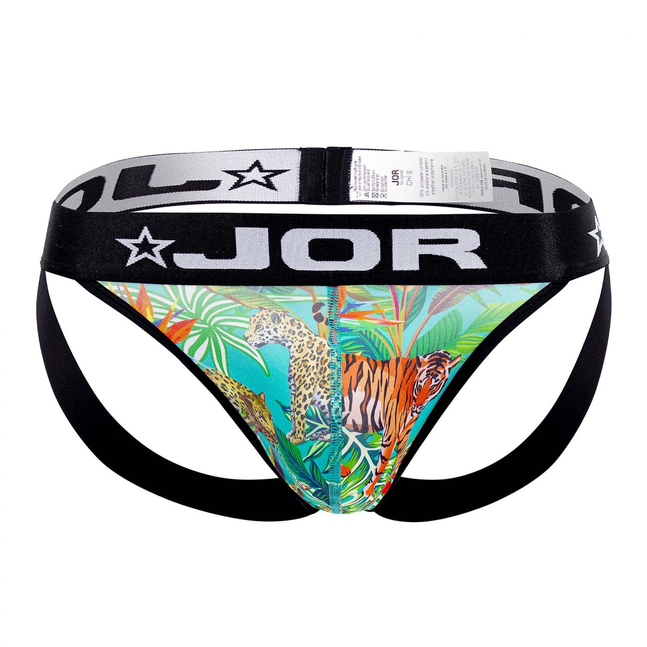 JOR 1537 Indie Jockstrap Green Printed